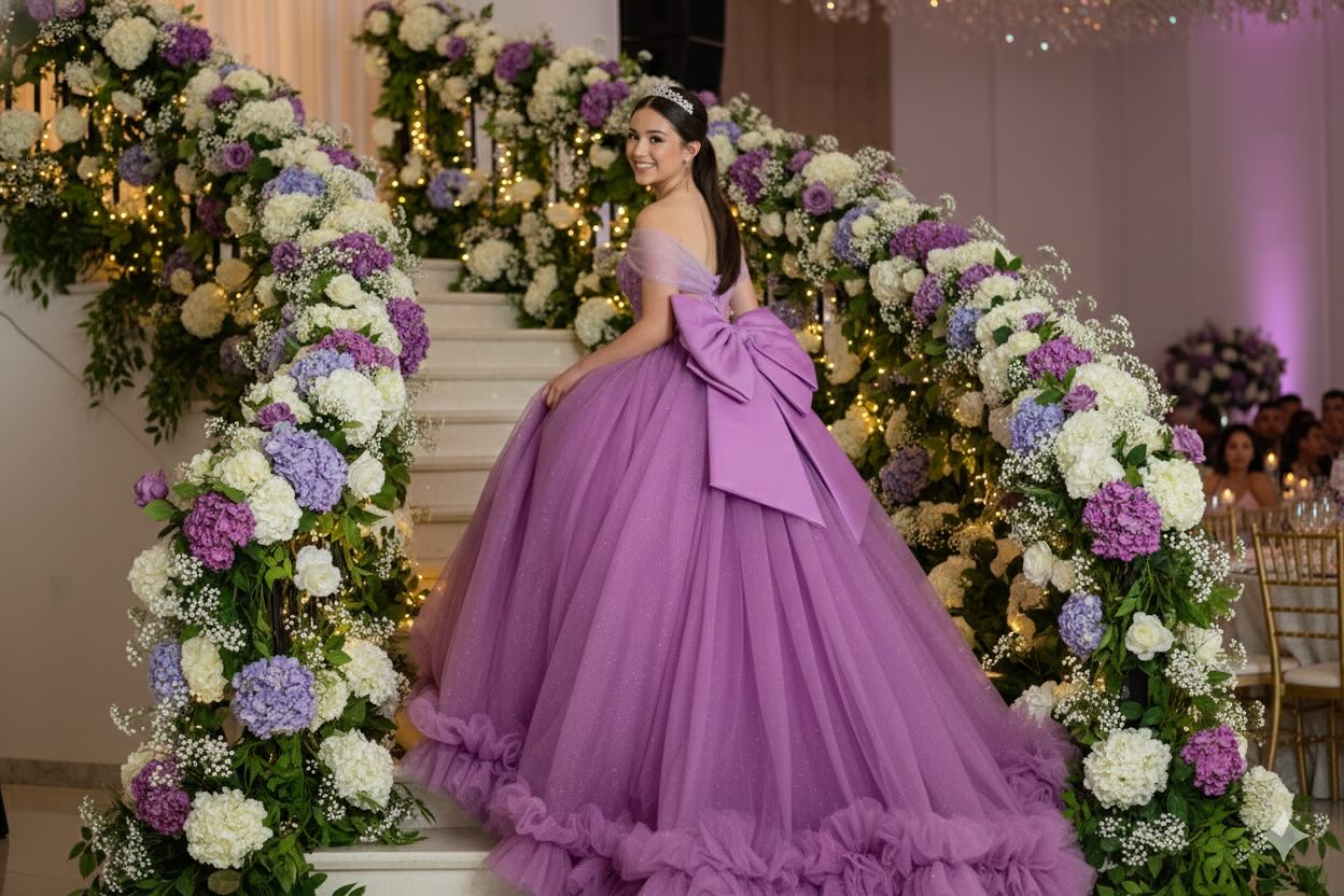 Vestido confeccionado en el atelier de Beatriz Sosa